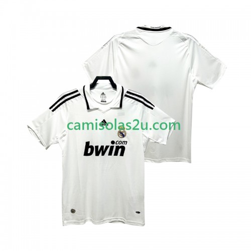Camisolas de futebol Real Madrid 2008 2009 Retro Equipamento Principal Manga Curta Camisolas de futebol Real Madrid 2008 2009 Retro Equipamento Principal Manga Curta